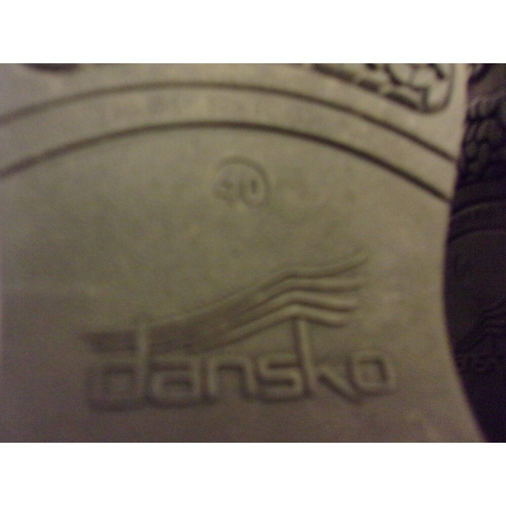 Dansko Multicolored XP 2.0 Clogs Patent Leather Abstract Design Size 40 9.5-10 - Picture 7 of 7